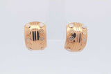 21k Yellow Gold Hoop Earrings 3.8 Grams Eb0226orxsa