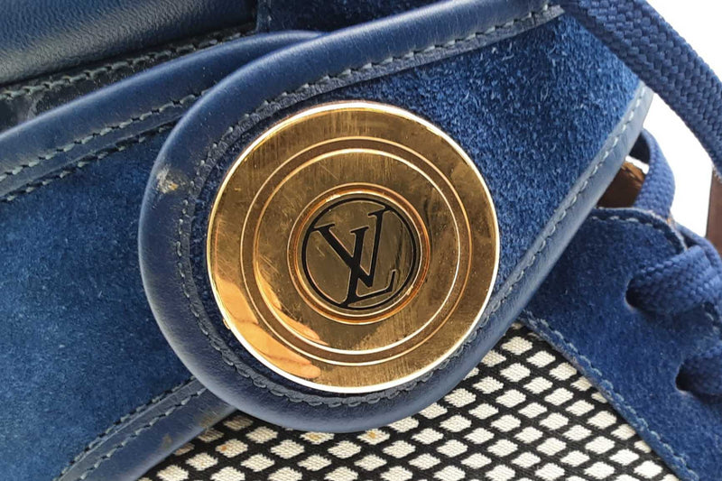 Louis Vuitton Postmark Wedge Sneakers Size 37 Eb1125prsa