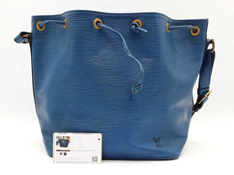 Louis Vuitton Epi Petite Noe Toledo Blue Shoulder Bag Sd0925orzde