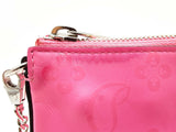Christian Louboutin Loubila Pink Embossed Leather Clutch Bag Sd0726lzxde