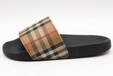 Burberry Furley Check Slides Size 37 Eb1025crsa