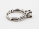 1.55 Cttw Natural Diamonds 14k White Gold 4.4g Ring Size 7 Do0526erxde