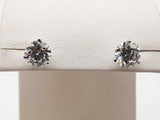 2.00 Cttw Lab Grown Diamonds 14k White Gold 1.1g Stud Earrings Do0723srxde