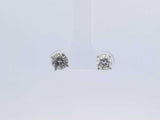 1.50 Cttw Diamond 14kt White Gold Stud Earrings 1.2 Gram Aa0325czxsa
