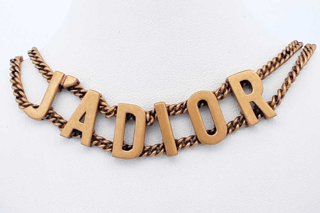Christian Dior J'adior Choker Necklace 13.4 Grams 13 Inch
