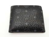 Mcm Black Visetos Coated Canvas Bifold Wallet Do0925ixde