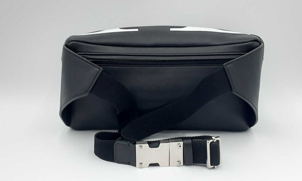 Valentino Black Garavani Calfskin V Logo Crossbody Belt Bag MSIXZDU 144020000579