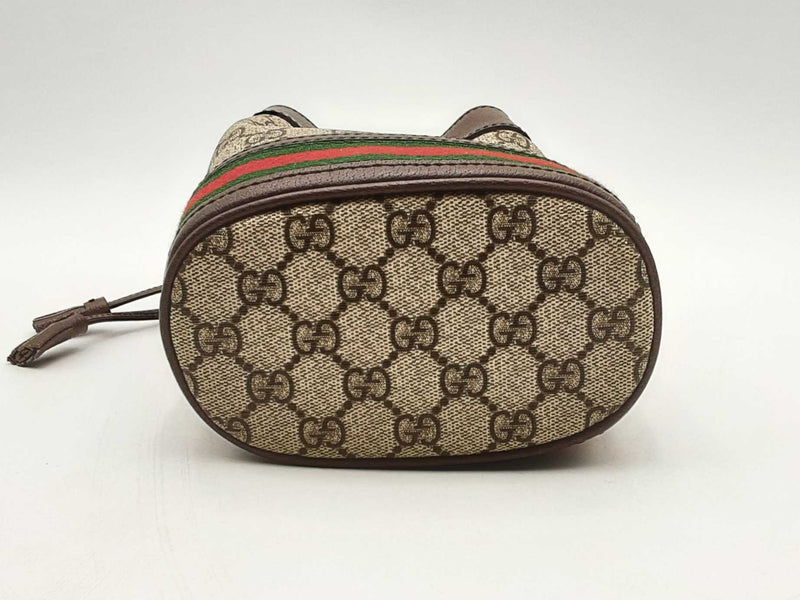 Gucci Ophidia Mini Bucket Bag Brown Aa0525rzxsa