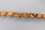 22k Yellow Gold Mirror Link Bracelet 7.3 Grams 8 Inch Eb0826rxzsa