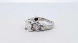 2.05 Cttw Diamond & Platinum Three-stone Ring 11.3 Grams Size 7 Fw0825lsxzdu