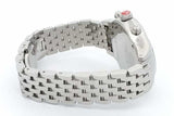 Michele Jetway Quartz Chronograph 40mm Stainless Steel Watch Eb0526pxzsa