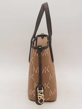 Michael Kors Eliza Small Embossed Logo Brown Aa0725rzsa