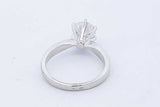 0.95ctw Diamond Solitaire Ring In 14k White Gold 3.1 Grams Size 4 Eb0226loxzde