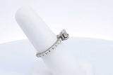 Approx. 0.71ctw Diamond Ring In 10k White Gold 2.8 Grams Size 6.5 Eb0724oxzdu