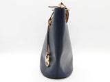 Michael Kors Navy Blue Saffiano Leather Jet Set Tote Bag Sd0826ozde