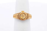 24k Yellow Gold Ring 6.5 Grams Size 5 Eb1024wexsa