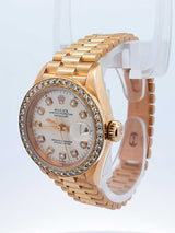 Rolex Oyster Perpetual Datejust President Watch In 18k Yellow Gold & Diamonds 26mm 71.5 Grams Fw0825ixzdu