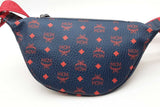 Mcm Blue & Red Viestos Belt Bag Eb0926crde