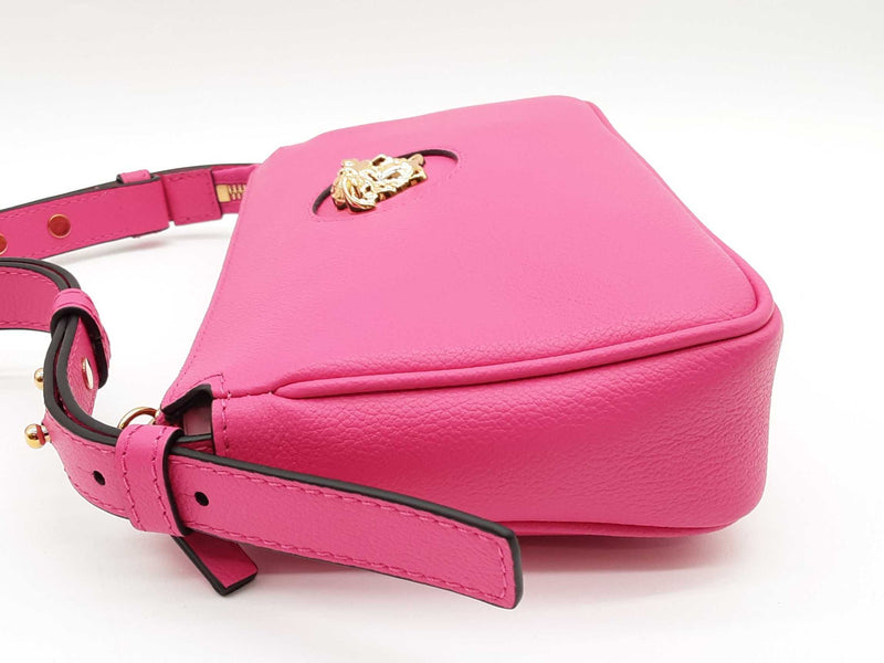 Versace La Medusa Fuchsia Leather Shoulder Bag Sd1025wzxde