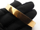 Fendi Forever Fendi Gold-tone & Black Enamel Bangle Bracelet 7 Inch Fw0626lordu