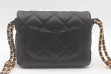 Chanel Black Quilted Caviar Mini Twist Your Buttons Flap Bag Eb0626lexzsa