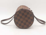 Louis Vuitton Damier Ebene Papillon 28 Brown Handbag Aa0126wrzsa