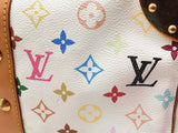 Louis Vuitton X Takashi Murakami Keepall 45 In White Multicolor Monogram Coated Canvas Fw0726lcrxdu