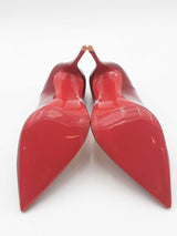 Christian Louboutin So Kate Red Patent Leather Pumps Size 39 Eb0526lrxsa