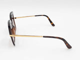 Dolce & Gabbana Havana Brown Retro Square Sunglasses Fw0126loxdu