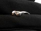0.21 Cttw Diamond Twist Drop Pendant In 14k White Gold 1.1 Grams Fw0426lwrdu