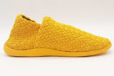 Bottega Veneta Plat Dandelion Yellow Woven Fabric Sneakers Size 44 Eb0925lorde
