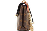 Louis Vuitton Monogram Saint Placide Cerise Red Leather Shoulder Bag Eb0826rxzsa