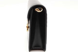 Celine Black Leather Margo Chain Wallet Eb1026ixzde