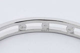 1.88cttw Diamond Hinged Bangle Bracelet 18k White Gold 28.3 Grams Eb0626woxzsa