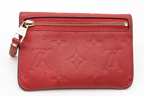 Louis Vuitton Monogram Empreinte Red Key Pouch Eb0225rxsa