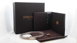 John Hardy Kami Chain Bracelet In Sterling Silver 54.5 Gram 8.5 Inch Fw1026lordu