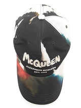 Alexander Mcqueen Watercolor Graffiti Baseball Cap Sd0726lorde