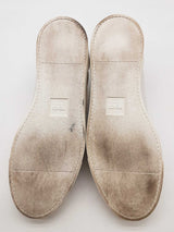 Fendi White Leather Lace Up Sneakers Size 11 Eb1225oxzde