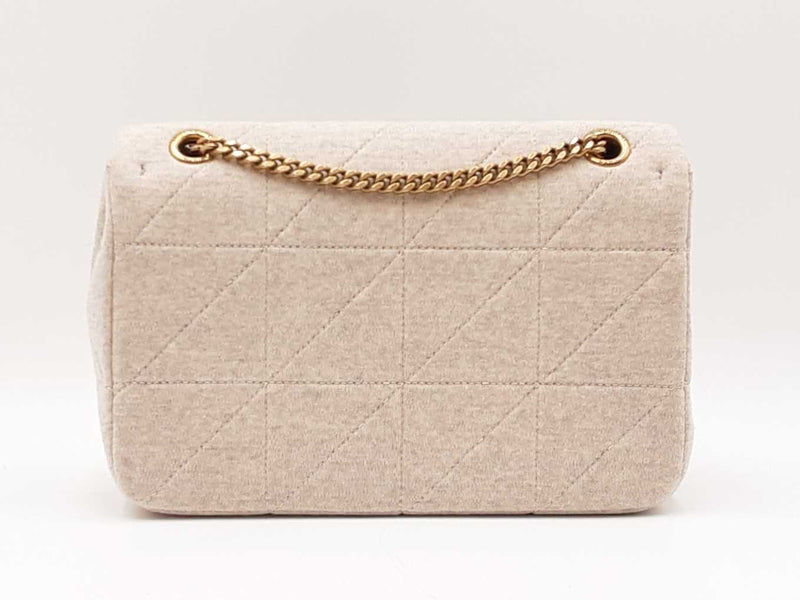 Yves Saint Laurent Jamie Chain Shoulder Bag In Quilted Jersey Fw0625exzdu