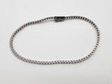 1.68 Cttw Lab Grown Diamonds 14k White Gold 3.5g Tennis Bracelet Do0726srxde