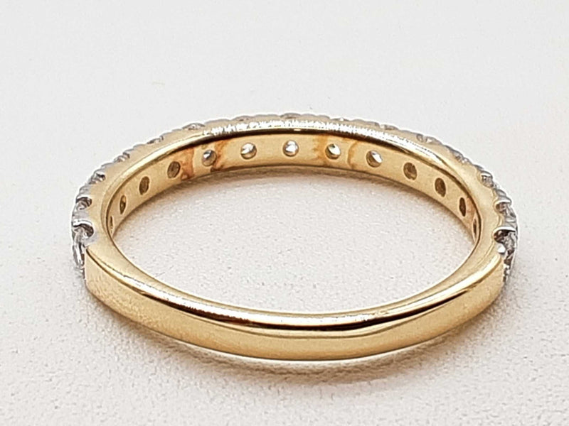 1.00 Cttw Lab Grown Diamonds 14k Yellow Gold 2.3g Ring Size 7 Do0525wwode