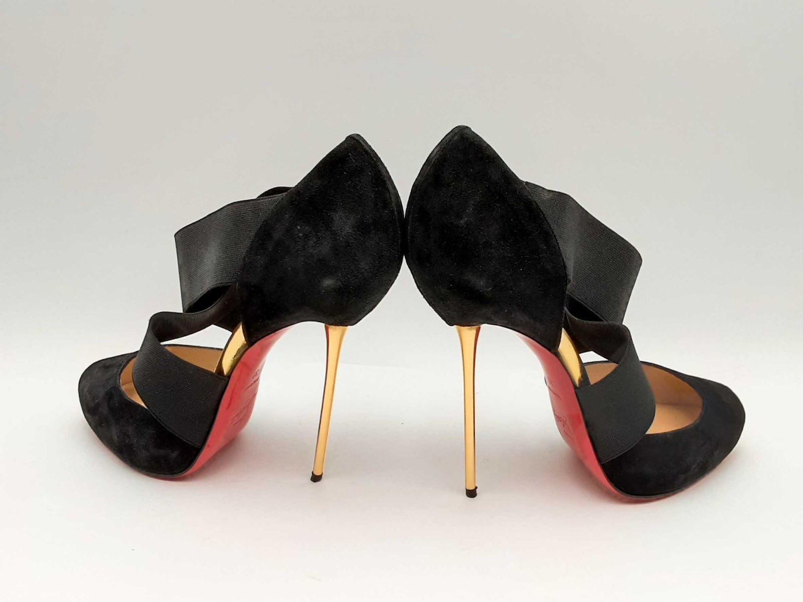 Saint Luxure☆DAPHNE 23 Christian Louboutin Suede Royal Big Dorcet 120 Hs0524lxzsa