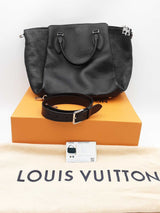 Louis Vuitton Mahina Haumea Black Leather Top Handle Bag Eb1024prxdu