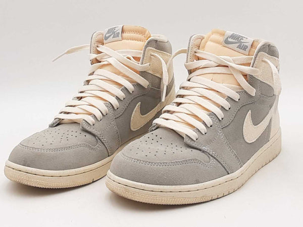 Nike Womens Air Jordan 1 Mid Gray Size 8.5 Aa0625rxsa