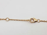 Synthetic Emerald 0.50 Cttw Diamonds 18k Yellow Gold 5.8g Heart Pendant Chain 17.75 In Do0425cxzde