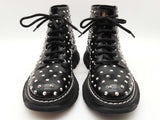 Alexander Mcqueen Black Studded Ankle Boots Size Eu 40 Do0425pxzde