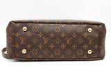 Louis Vuitton Pallas Mm Brown Monogram Cerise Red Handbag Sd0825pzxsa