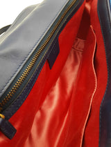 Gucci Blue Velvet Gg Marmont "Modern" Shoulder Bag Eb0926rxzde