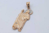 14k Yellow Gold Saint Jude Pendant 2 Grams Eb0426lexde