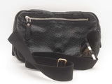 Gucci Guccissima Black Leather Belt Bag Sd0325oizsa